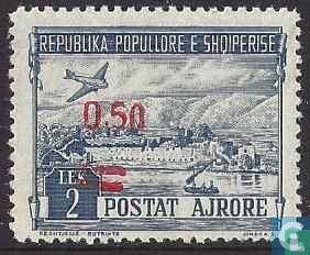 Albanië - Vliegtuig boven Butrint - 1952, Verzenden, Postfris