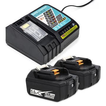 Startset: 2x Makita BL1850B / 18V LXT, 123accu huismerk, Verzenden, Nieuw
