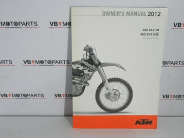 KTM 450 SX-F Owners Manual, Ophalen of Verzenden, Nieuw