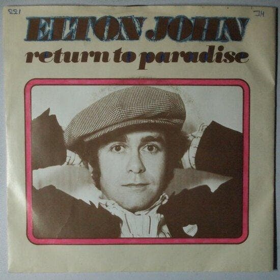 Elton John - Return to paradise - Single, Cd's en Dvd's, Vinyl Singles, Verzenden