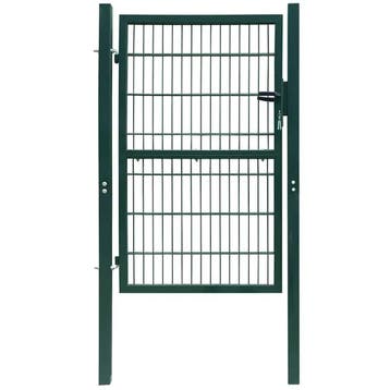 vidaXL 2D Hekpoort (Enkel) Groen 100x120 cm, Verzenden, Nieuw
