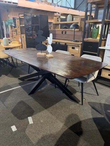 Deens ovale eettafel walnoot SUPERGOEDKOOP!, Ophalen, 100 tot 150 cm, Vijf personen of meer, Nieuw