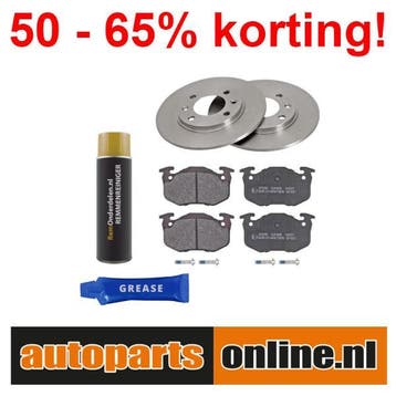 Remschijven + Remblokken Peugeot 309 achterzijde, Verzenden, Nieuw, Peugeot