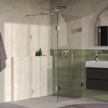 Brauer Void - Inloopdouche - Helder Glas - 90 x 200 cm - met, Ophalen of Verzenden, Nieuw, Rvs