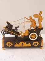 Zegenwagenpendule - Jean-Andre-Reichel - Brons - 1800-1850 -