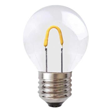 LEDmaxx LED kogellamp E27 1W 55lm 2400K helder Niet-Dimba..., Ophalen of Verzenden, Nieuw