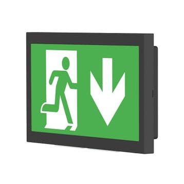 Noodverlichting 3W | inbouw en opbouw | Zwart, Ophalen of Verzenden