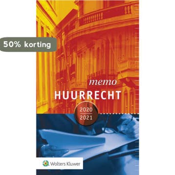 Huurrechtmemo 2020/2021 - Wolters Kluwer Nederland B.V., Boeken, Verzenden, Zo goed als nieuw, Wolters Kluwer Nederland B.V.