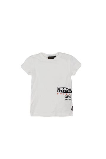 Napapijri T-shirt Jongens in maat 116 Wit, Kinderen en Baby's, Verzenden, Zo goed als nieuw, Napapijri, Jongen of Meisje