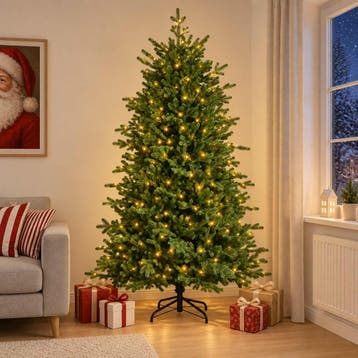 vidaXL Kunstmatige Inklapbare Kerstboom 150 cm 150 LEDs, Verzenden, Nieuw