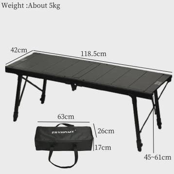 Aluminium IGT Campingtafel - Opvouwbaar, Ultralicht & Draagb, Verzenden, Nieuw