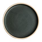 Olympia Canvas platte ronde borden donkergroen 18cm (6, Huis en Inrichting, Keuken | Bestek, Verzenden, Nieuw