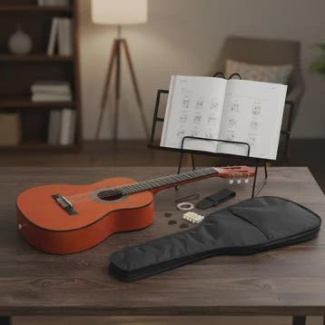 8-delige Klassieke Gitaar Set voor Beginners - 3/4 Maat (36, Verzenden, Nieuw