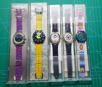 Swatch - Moonphase - Zonder minimumprijs - 8549 - Unisex -, Nieuw