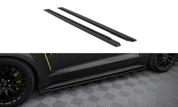 Zijskirts Diffusors Ford Mustang GT MK6 Zwart Street Pro, Ophalen of Verzenden, Nieuw