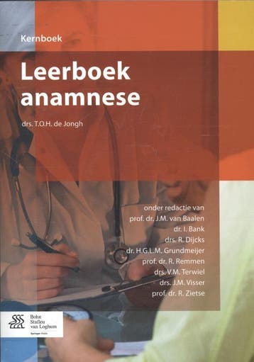 Leerboek anamnese 9789036803434, Boeken, Zo goed als nieuw