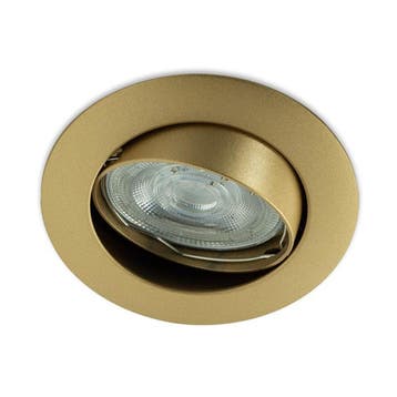 Spotje goud | Inbouwspot LED | Kantelbaar inbouwarmatuur, Huis en Inrichting, Lampen | Spots, Verzenden, Nieuw, Plafondspot of Wandspot
