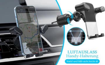 Telefoonhouder auto – Universeel 4-7 inch – 360° draaibaar, Ophalen of Verzenden, Nieuw