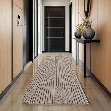 Japandi Vloerkleed | Helix | Bogen | Beige | 240x340 cm, Verzenden, Nieuw