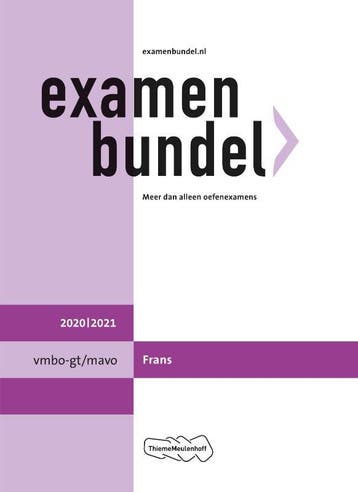Examenbundel vmbo gtmavo Frans 20202021 9789006814736, Boeken, Schoolboeken, Verzenden, Zo goed als nieuw
