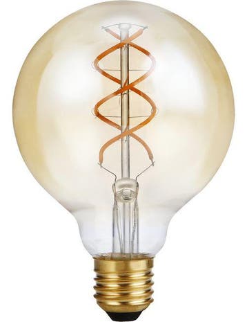 SPL LED Globelamp G95 E27 5W 460lm 2200K Goud 3-staps dim..., Ophalen of Verzenden, Nieuw
