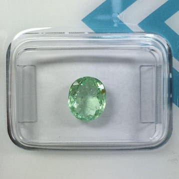 Zonder minimumprijs - 1 pcs Groen Paraiba toermalijn - 1.29, Nieuw