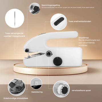 Membeli Mini Naaimachine - Handheld Naaimachine - Draagbaar, Ophalen of Verzenden, Zo goed als nieuw
