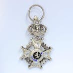 Zonder minimumprijs - Hanger - 18 karaat Geel goud, Zilver -