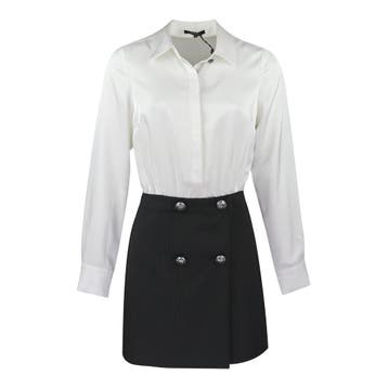Nikkie • blouse jurk Andorra dress • 34, Verzenden, Wit, Nieuw, Nikkie