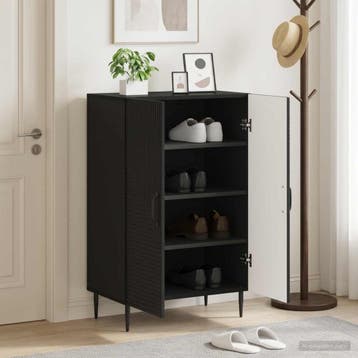 vidaXL Schoenenkast HAARLEM 59,5 x 39,5 x 89,5 cm Bewerkt, Verzenden, Nieuw