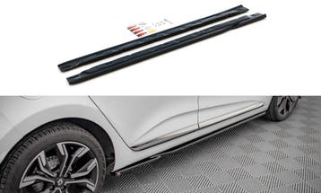 Zijskirts Renault Clio Mk5 Maxton Glans Zwart, Ophalen of Verzenden, Nieuw