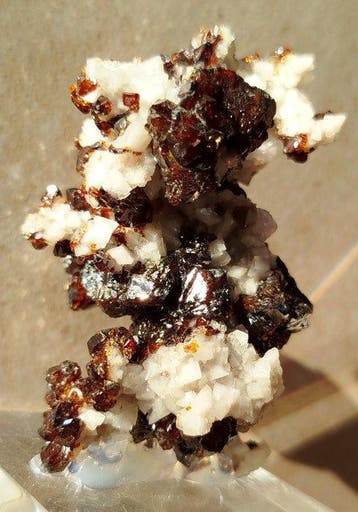 Sfaleriet Mineralencollectie - Hoogte: 6.5 cm - Breedte: 4.3