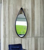 favius - Mikkel Vandborg - Wandspiegel- Verberg - Glas,, Antiek en Kunst