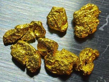 Goud Goud nugget- 0.35 g - (6)