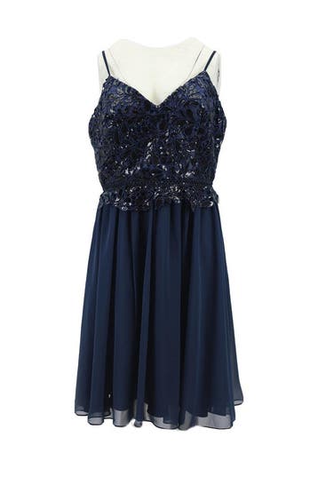 Laona Jurk in maat 42 Blauw, Laona, Verzenden, Zo goed als nieuw, Blauw