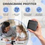 Mini Printer voor Mobiel - Standaard Afdrukresolutie (200, Ophalen of Verzenden, Zo goed als nieuw, AgoDeo
