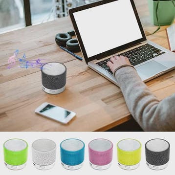 Mini Bluetooth Speaker met Kleurrijke LED Verlichting en Dra, Verzenden, Nieuw