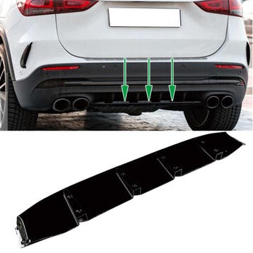 Diffuser Mercedes GLA 45 AMG H247 Glans Zwart, Ophalen of Verzenden, Nieuw