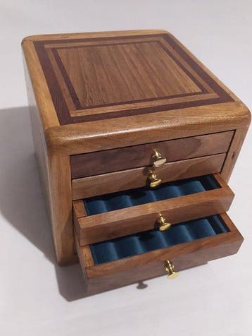 Bureauset - Hout (Walnoot), Verzamelen, Pennenverzamelingen, Nieuw