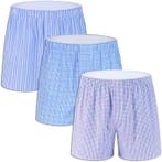Boxershorts - Set van 3 - XL - Geruit - 100% Katoen, Verzenden, Merkloos