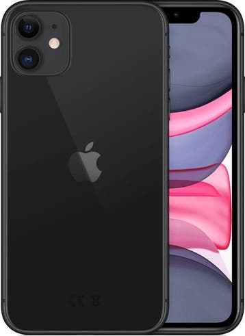 nieuwstaat Apple IPhone 11 128GB zwart + nieuwe accu 100% +, Telecommunicatie, Mobiele telefoons | Apple iPhone, Ophalen of Verzenden