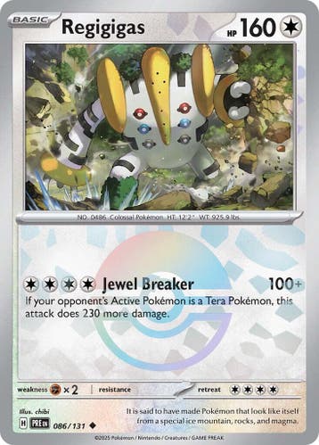 Regigigas (Poke Ball 086), Ophalen of Verzenden, Nieuw