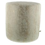 Poef Claudi Onedy Off White - Ø 42x48cm, Nieuw
