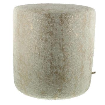 Poef Claudi Onedy Off White - Ø 42x48cm, Huis en Inrichting, Nieuw