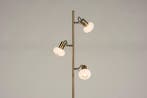 Rietveld Vloerlampen - Wit, Goud - Glas, Metaal, Verzenden, Nieuw