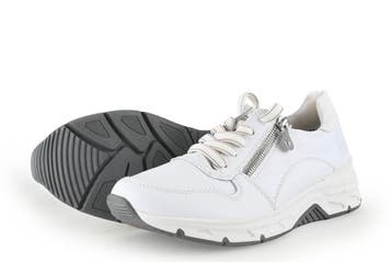 Rieker Veterschoenen in maat 38 Wit, Kleding | Dames, Schoenen, Verzenden, Wit, Overige typen, Zo goed als nieuw