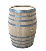 Wijnvaten 300 liter - eiken - regenton - bloembak - ijsbad, Met kraantje, 150 liter of meer, Ophalen of Verzenden, Zo goed als nieuw