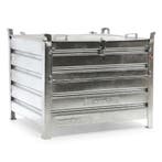 Stapelbak staal anti-diefstal met deksel, Ophalen of Verzenden