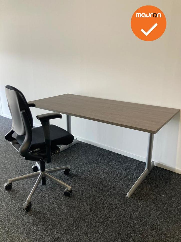 Refurbished Werkplek - 160x80 - Bladkleur naar keuze - Vaste, Zakelijke goederen, Kantoor en Winkelinrichting | Kantoormeubilair en Inrichting