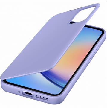 Smart Clear View cover Samsung Galaxy A34 EF-ZA346CVE paars, Verzenden, Nieuw